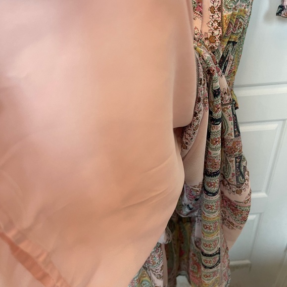 ILLA ILLA Woman’s Paisley Boho Print Maxi Dress. Size: Small Preloved - Picture 7 of 13